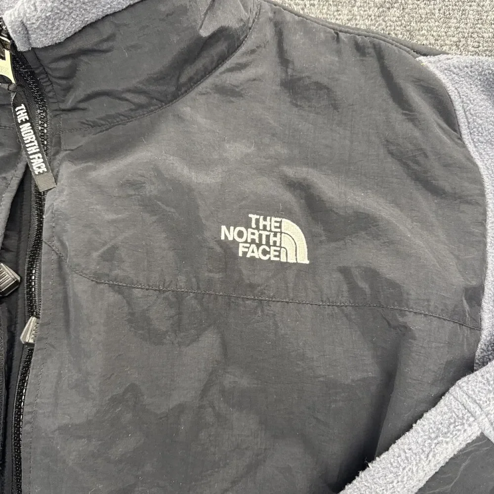 The North Face Men’s XXL Gray Black Full Zip Fleece Jacket Style B8052